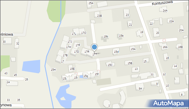 Lipków, Jakubowicza Józefa Paschalisa, 17T, mapa Lipków