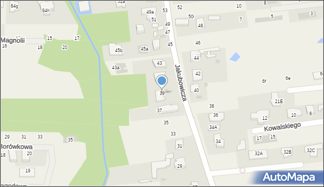 Lipków, Jakubowicza Józefa Paschalisa, 39, mapa Lipków