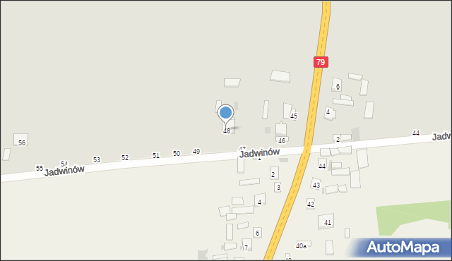 Lipsko, Jadwinów, 48, mapa Lipsko