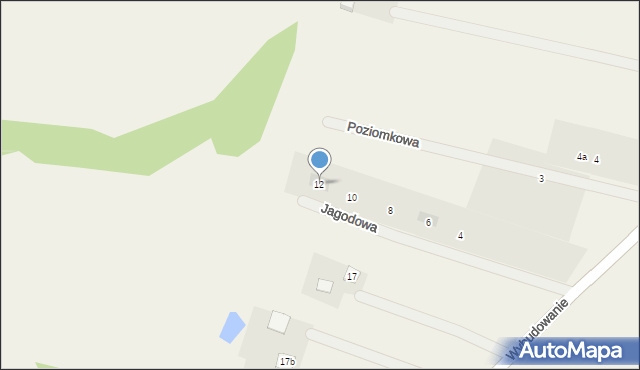 Lubichowo, Jagodowa, 12, mapa Lubichowo