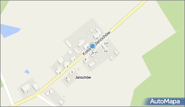 Lubiechowa, Janochów, 10, mapa Lubiechowa