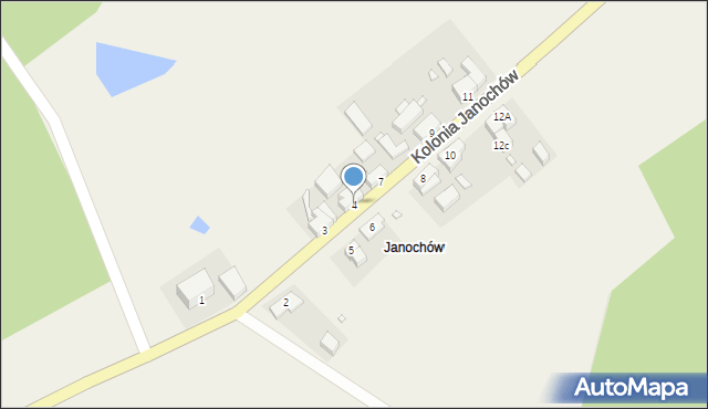 Lubiechowa, Janochów, 4, mapa Lubiechowa