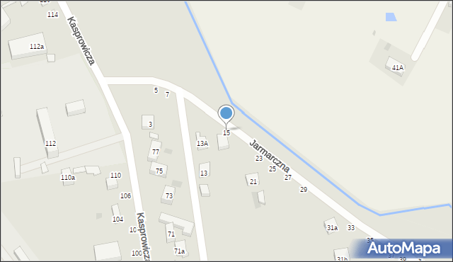 Lublin, Jarmarczna, 19, mapa Lublina