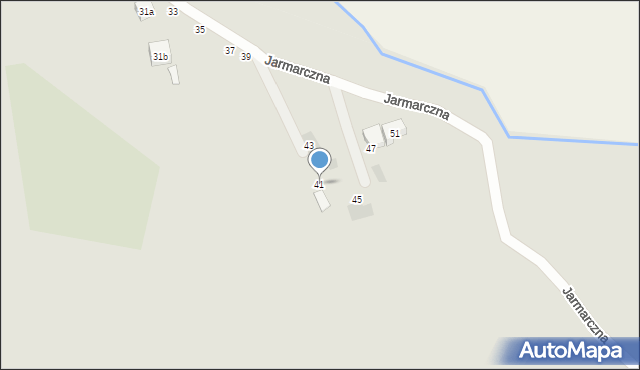 Lublin, Jarmarczna, 41, mapa Lublina