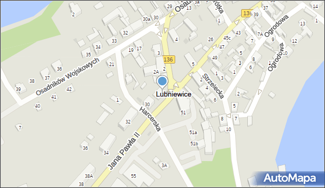 Lubniewice, Jana Pawła II, 28, mapa Lubniewice