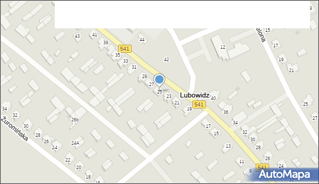 Lubowidz, Jana Pawła II, 25, mapa Lubowidz
