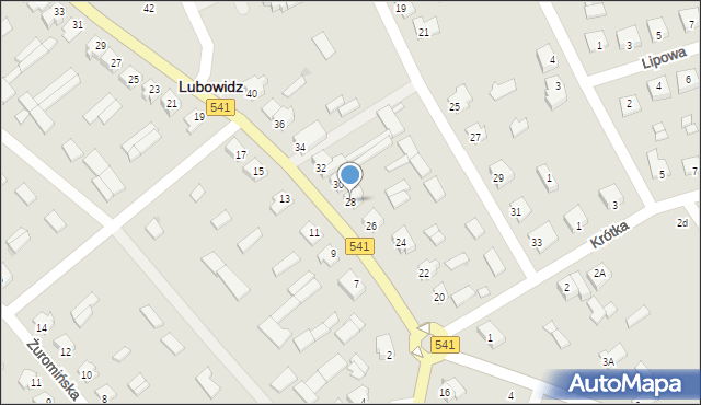 Lubowidz, Jana Pawła II, 28, mapa Lubowidz