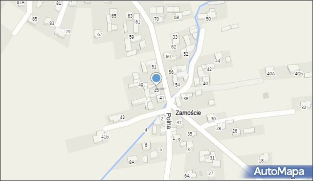 Ludźmierz, Jana Pawła II, 45, mapa Ludźmierz