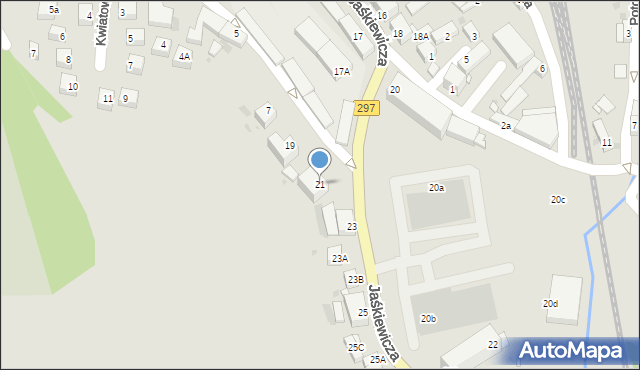 Lwówek Śląski, Jaśkiewicza Jakuba, 21, mapa Lwówek Śląski