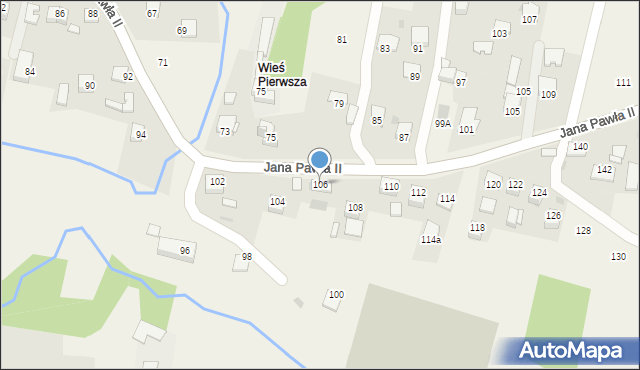 Łyczanka, Jana Pawła II, 106, mapa Łyczanka