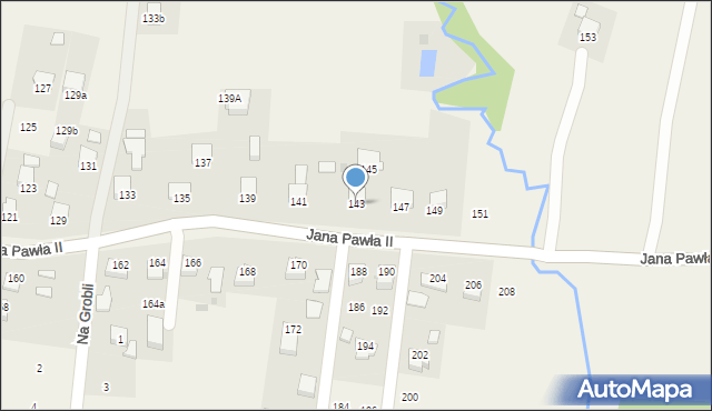 Łyczanka, Jana Pawła II, 143, mapa Łyczanka