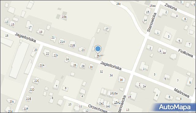 Marcinkowice, Jagiellońska, 25, mapa Marcinkowice