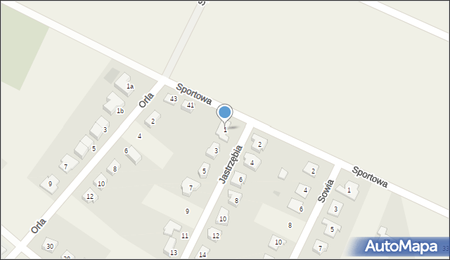 Marcinkowice, Jastrzębia, 1, mapa Marcinkowice