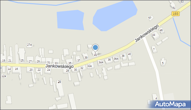 Margonin, Jankowskiego Kazimierza, 41, mapa Margonin