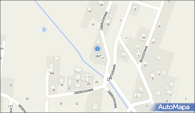 Marklowice, Jabłoniowa, 39A, mapa Marklowice