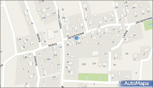 Marklowice, Jarzębinowa, 2, mapa Marklowice