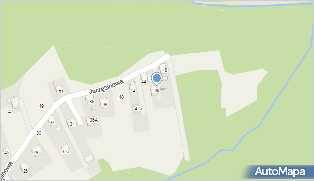 Marklowice, Jarzębinowa, 46, mapa Marklowice