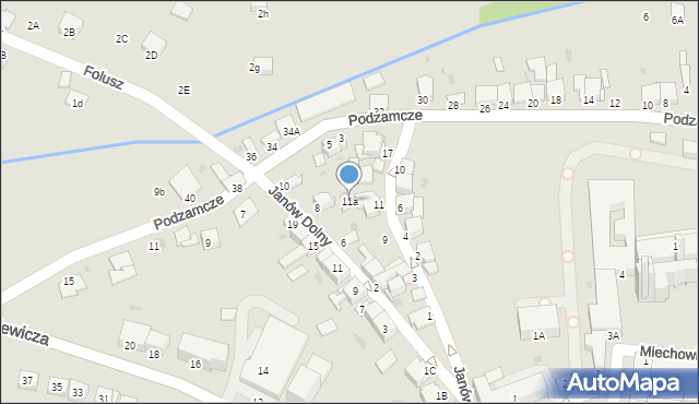 Miechów, Janów Górny, 11a, mapa Miechów