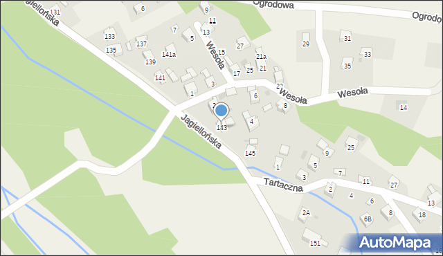 Milówka, Jagiellońska, 143, mapa Milówka