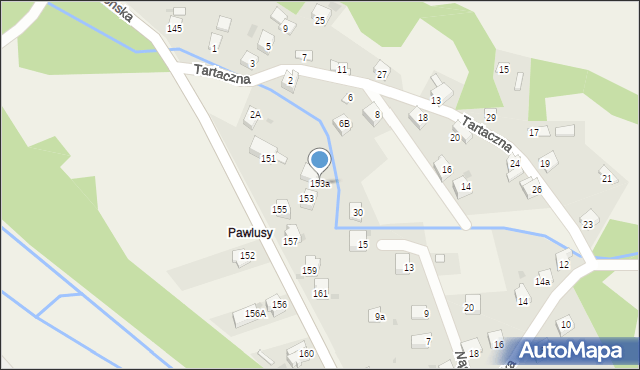 Milówka, Jagiellońska, 153a, mapa Milówka