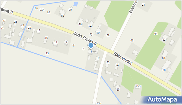Mleczków, Jana Pawła II, 3A, mapa Mleczków
