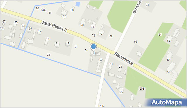 Mleczków, Jana Pawła II, 3A, mapa Mleczków