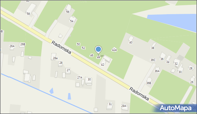 Mleczków, Jana Pawła II, 44, mapa Mleczków