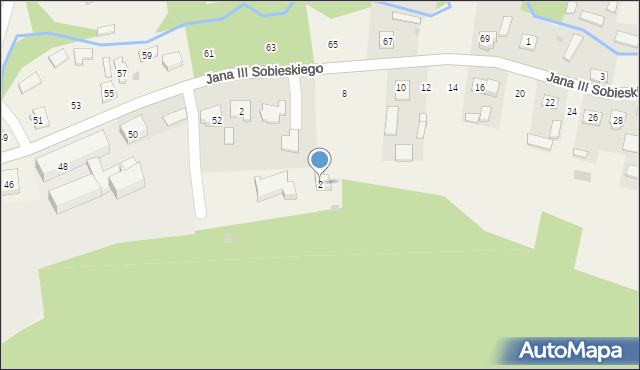 Młodów, Jana Pawła II, 2, mapa Młodów