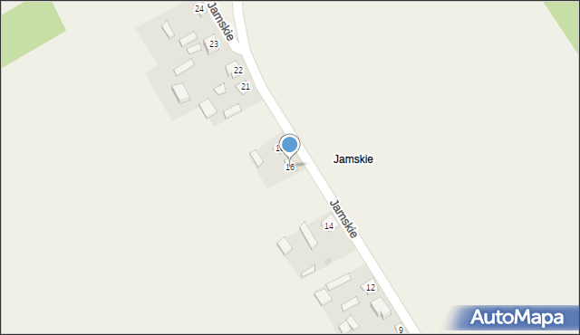 Motyczno, Jamskie, 16, mapa Motyczno