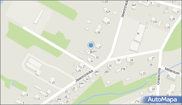 Myszków, Jaworznicka, 35, mapa Myszków