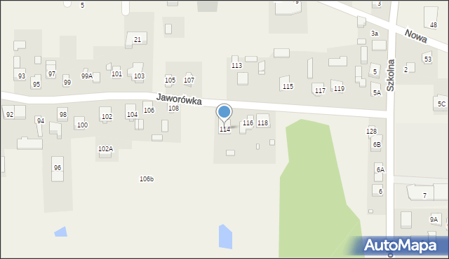 Nadma, Jaworówka, 114, mapa Nadma