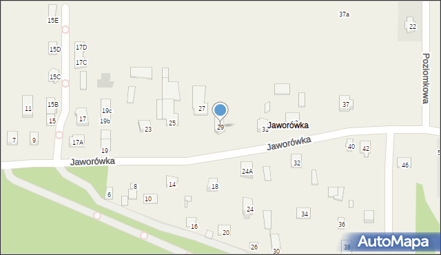 Nadma, Jaworówka, 29, mapa Nadma