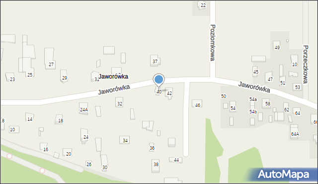 Nadma, Jaworówka, 40, mapa Nadma