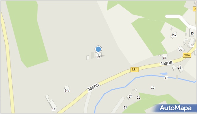 Nowa Ruda, Jasna, 16, mapa Nowa Ruda