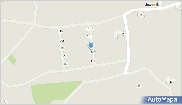 Nowa Ruda, Jawornik, 31c, mapa Nowa Ruda