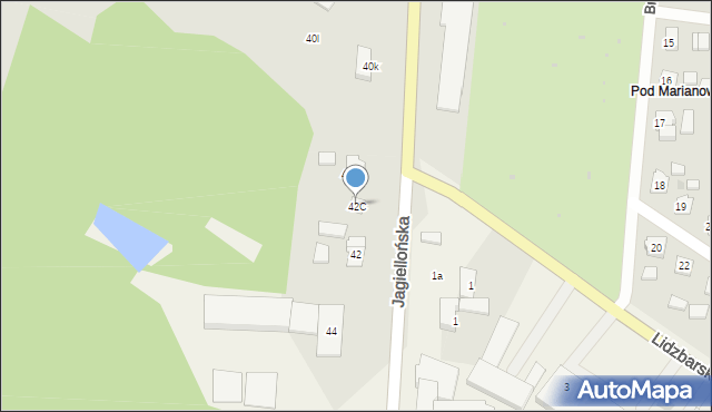 Nowe Miasto Lubawskie, Jagiellońska, 42C, mapa Nowe Miasto Lubawskie
