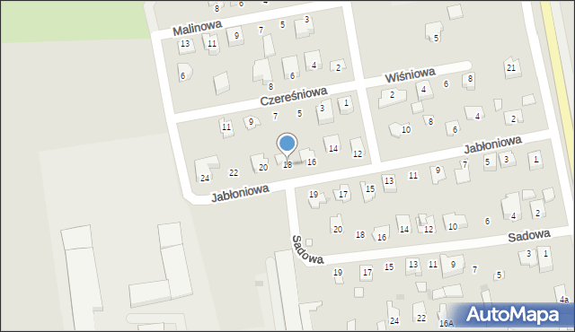 Nowe Miasto nad Pilicą, Jabłoniowa, 18, mapa Nowe Miasto nad Pilicą