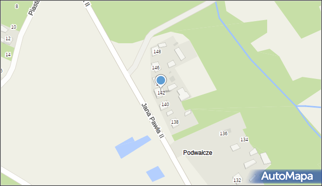 Odporyszów, Jana Pawła II, 142, mapa Odporyszów