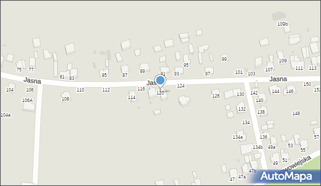 Olkusz, Jasna, 120, mapa Olkusz