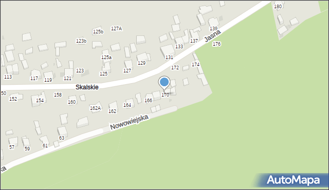 Olkusz, Jasna, 170, mapa Olkusz