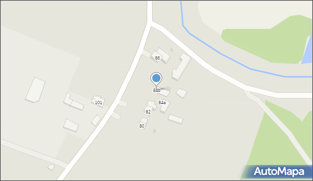 Olsztyn, Jagiellońska, 84b, mapa Olsztyna