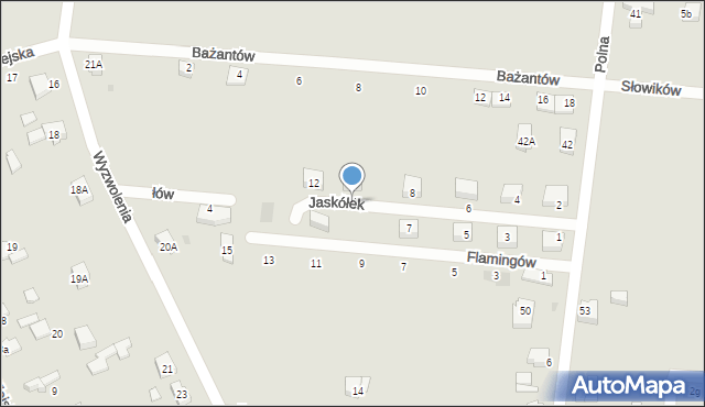 Orzesze, Jaskółek, 10, mapa Orzesze