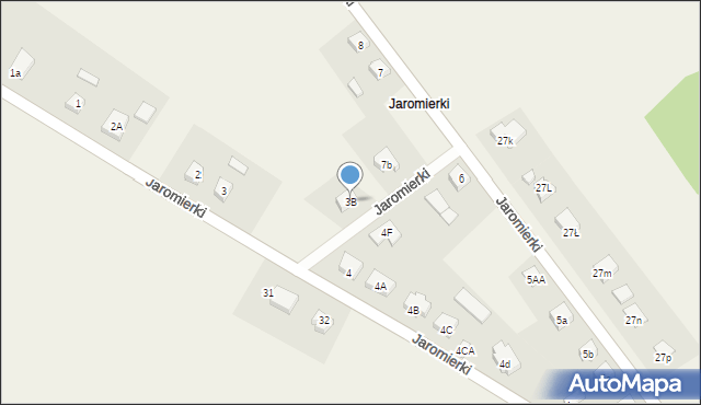 Osina, Jaromierki, 3B, mapa Osina