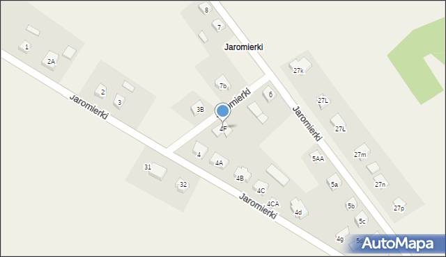 Osina, Jaromierki, 4F, mapa Osina