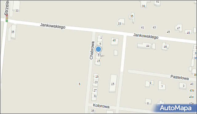 Ostrów Wielkopolski, Jankowskiego Tadeusza, dr., 36F, mapa Ostrów Wielkopolski