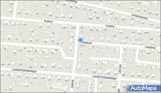 Ostrów Wielkopolski, Jasna, 3, mapa Ostrów Wielkopolski