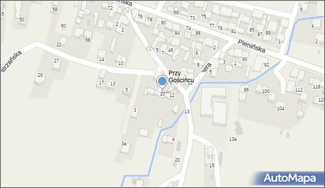 Ostrowsko, Jana Pawła II, 10, mapa Ostrowsko