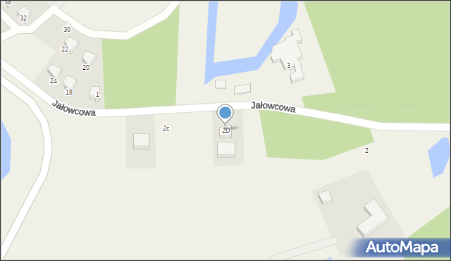 Ostrzyce, Jałowcowa, 2D, mapa Ostrzyce