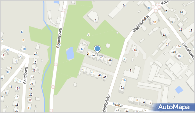 Paczków, Jagiellońska, 2d, mapa Paczków