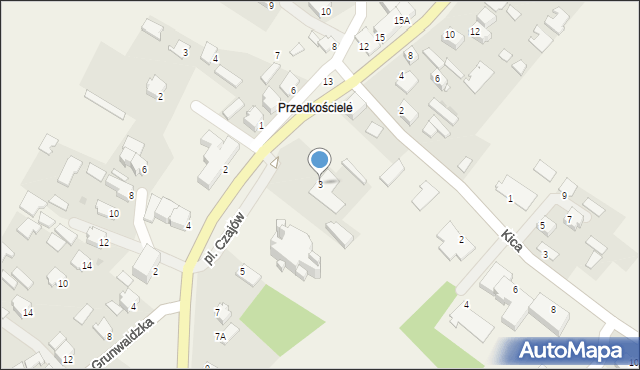 Padew Narodowa, Jana Pawła II, 3, mapa Padew Narodowa